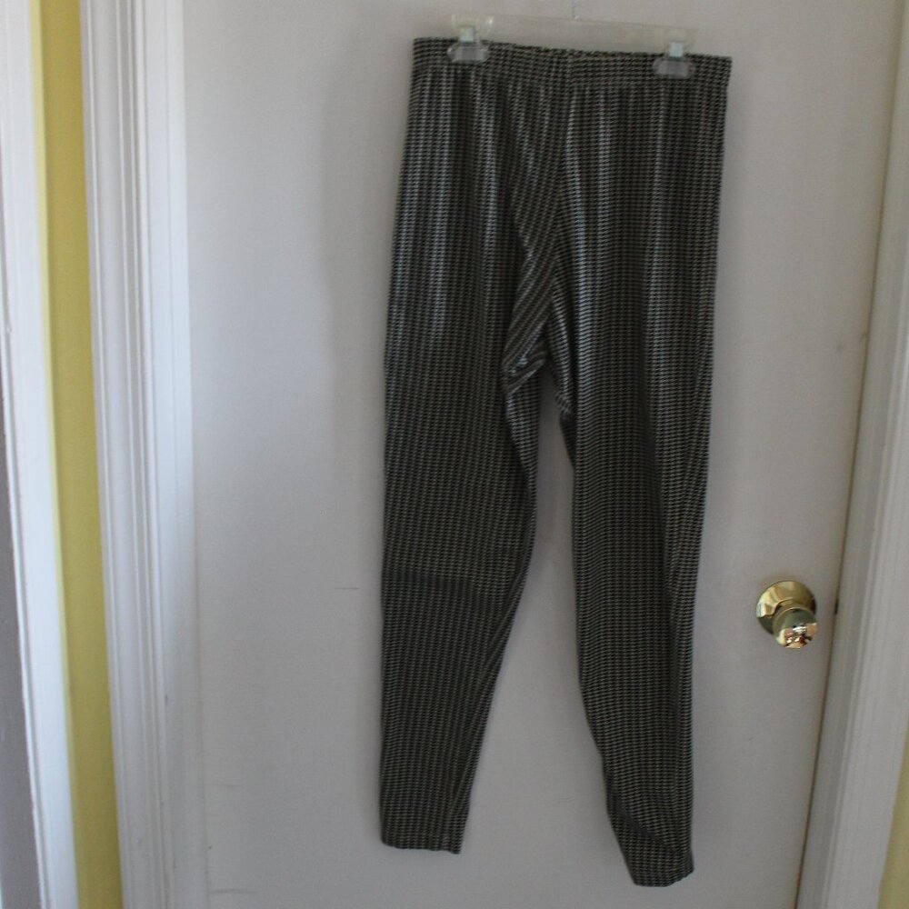Vintage The Edge Green Hounds Tooth Leggings